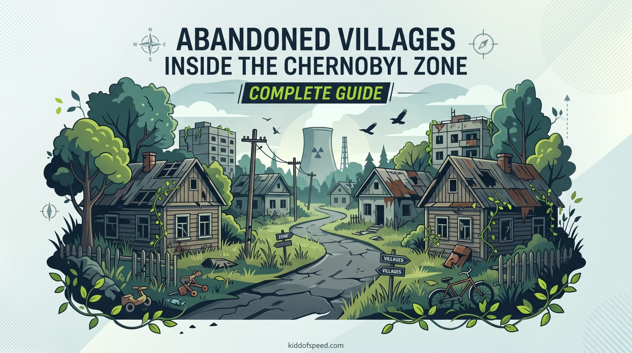 Abandoned Villages Inside the Chernobyl Zone