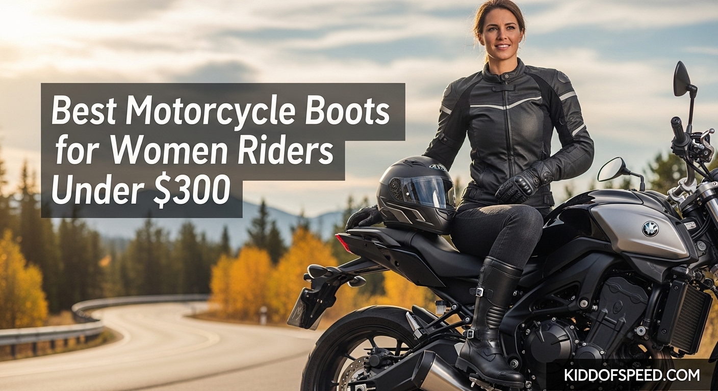 Best Motorcycle Boots for Women Riders Under $300