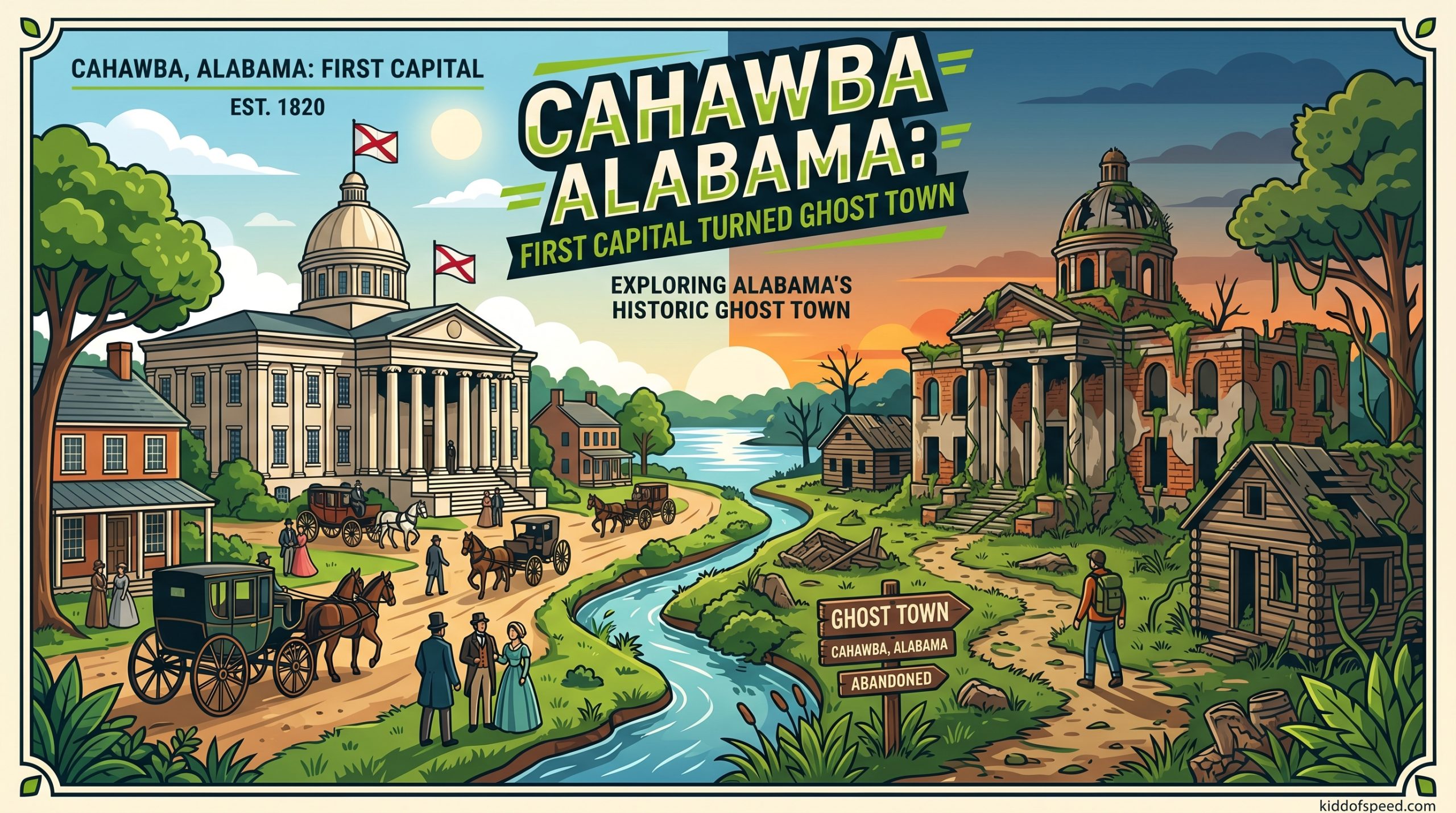 Cahawba Alabama First Capital Turned Ghost Town