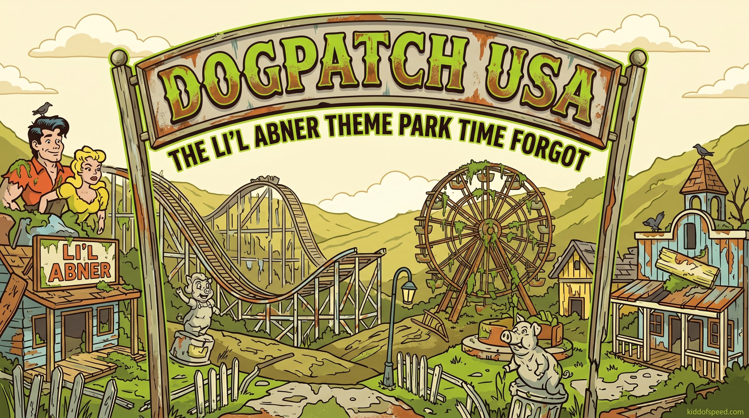 Dogpatch USA The Li'l Abner Theme Park Time Forgot
