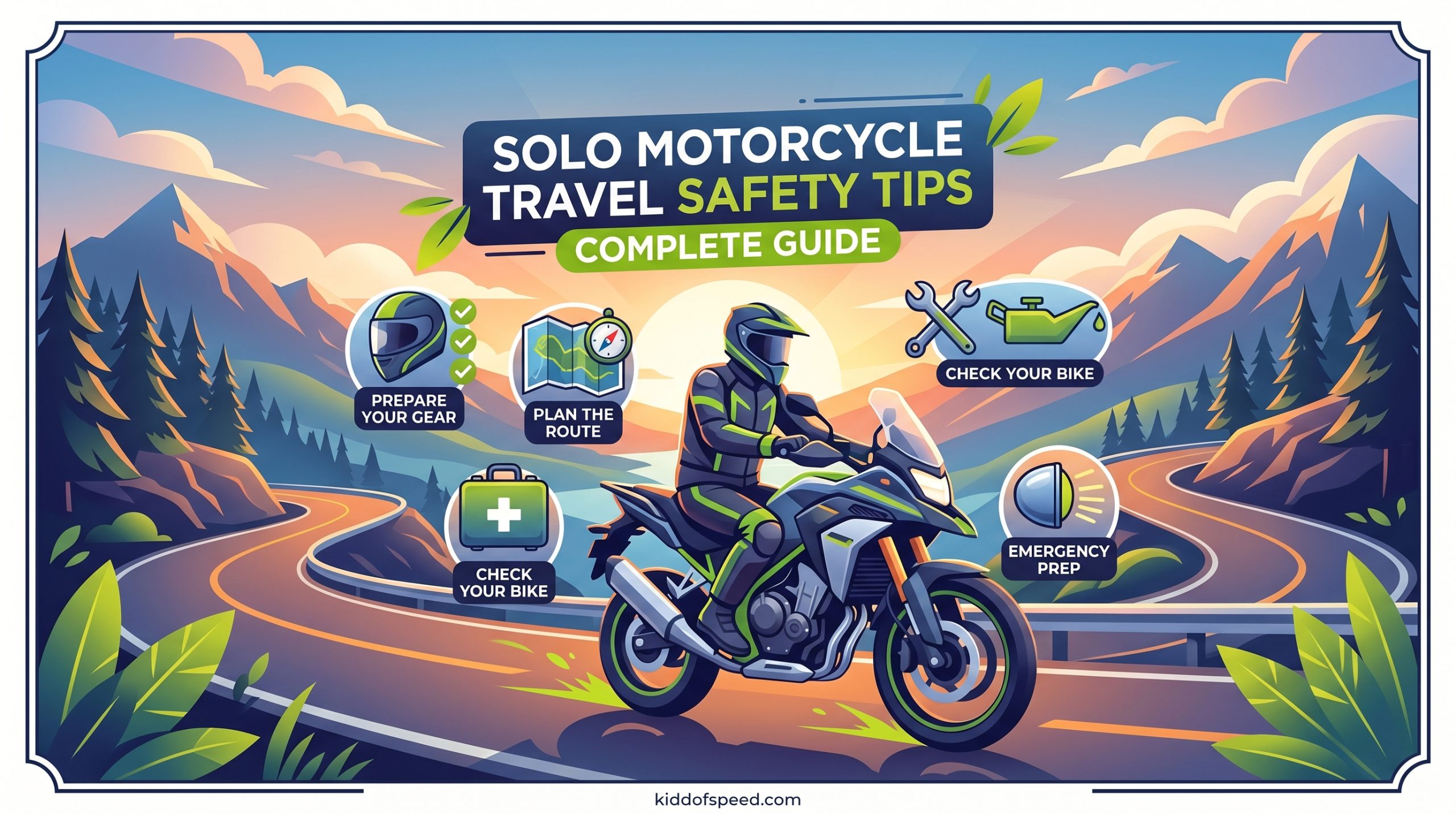 Solo Motorcycle Travel Safety Tips Complete Guide