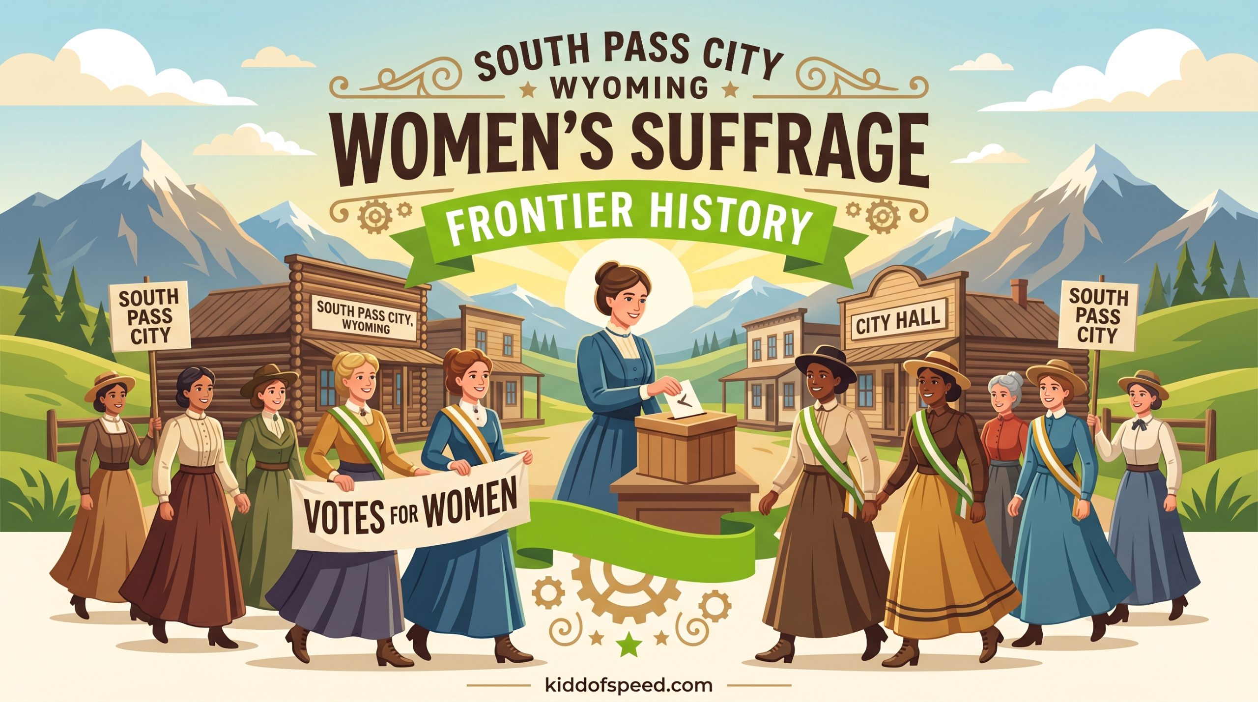 South Pass City Wyoming Women's Suffrage Frontier History