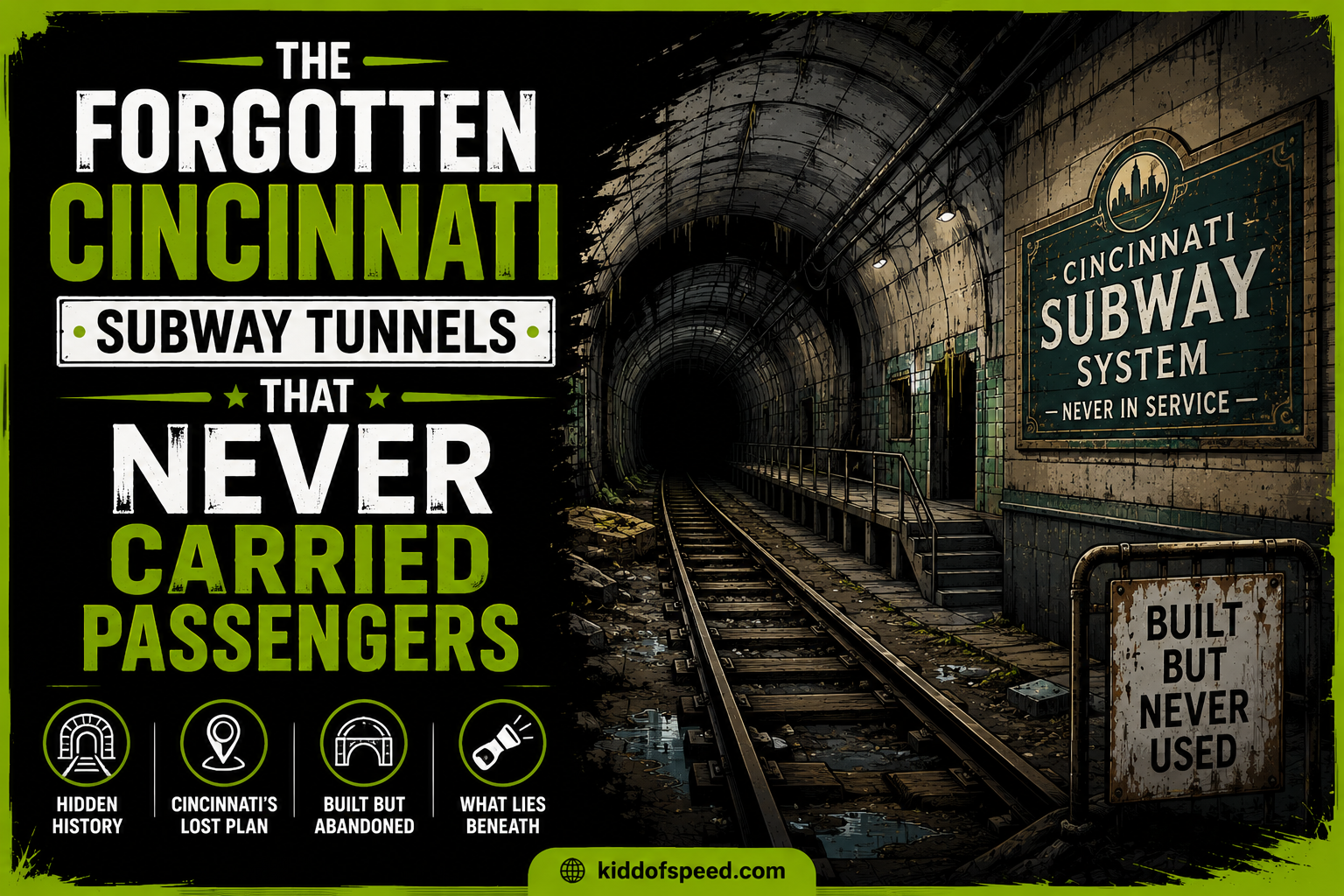 The Forgotten Cincinnati Subway Tunnels That Never Carried Passengers