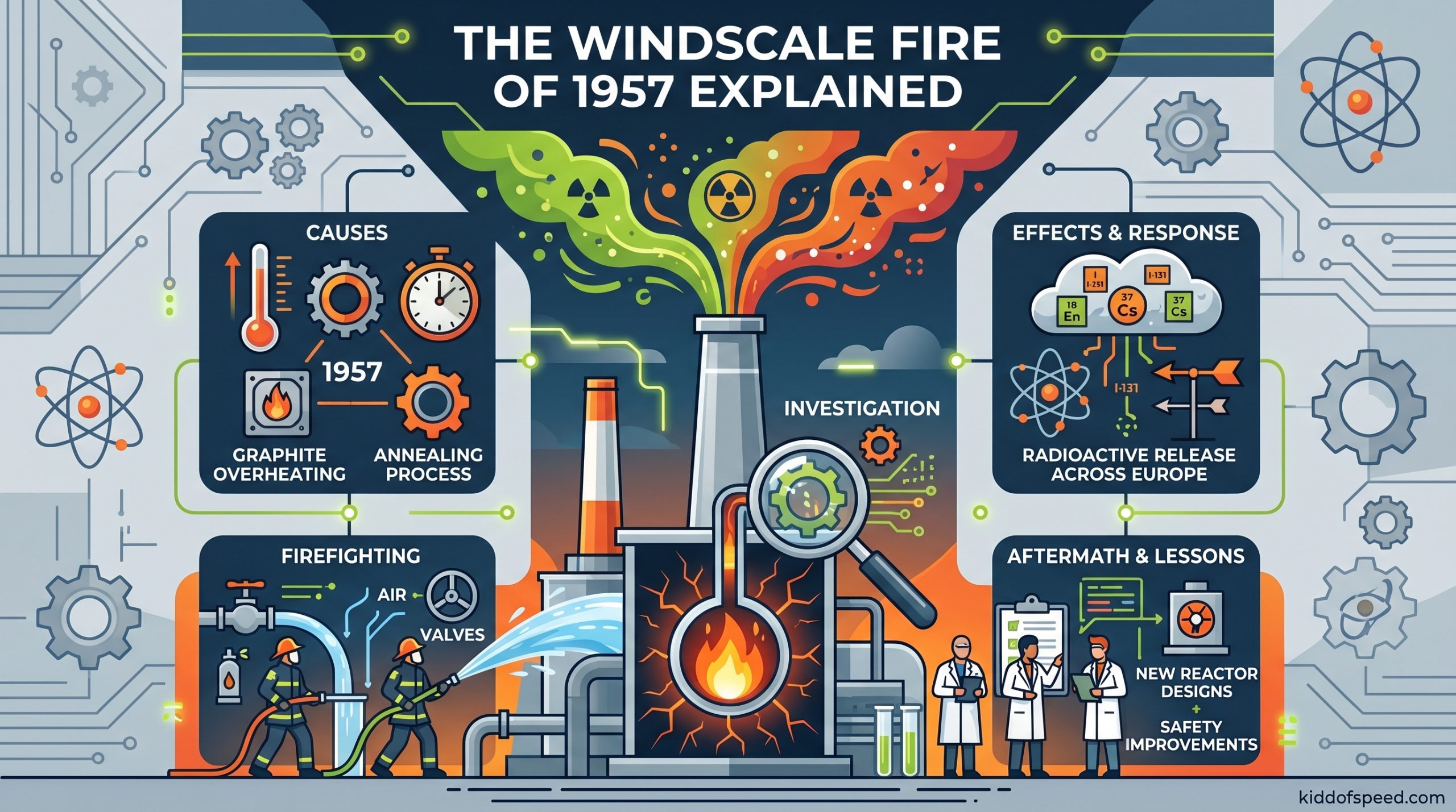 The Windscale Fire of 1957 Explained