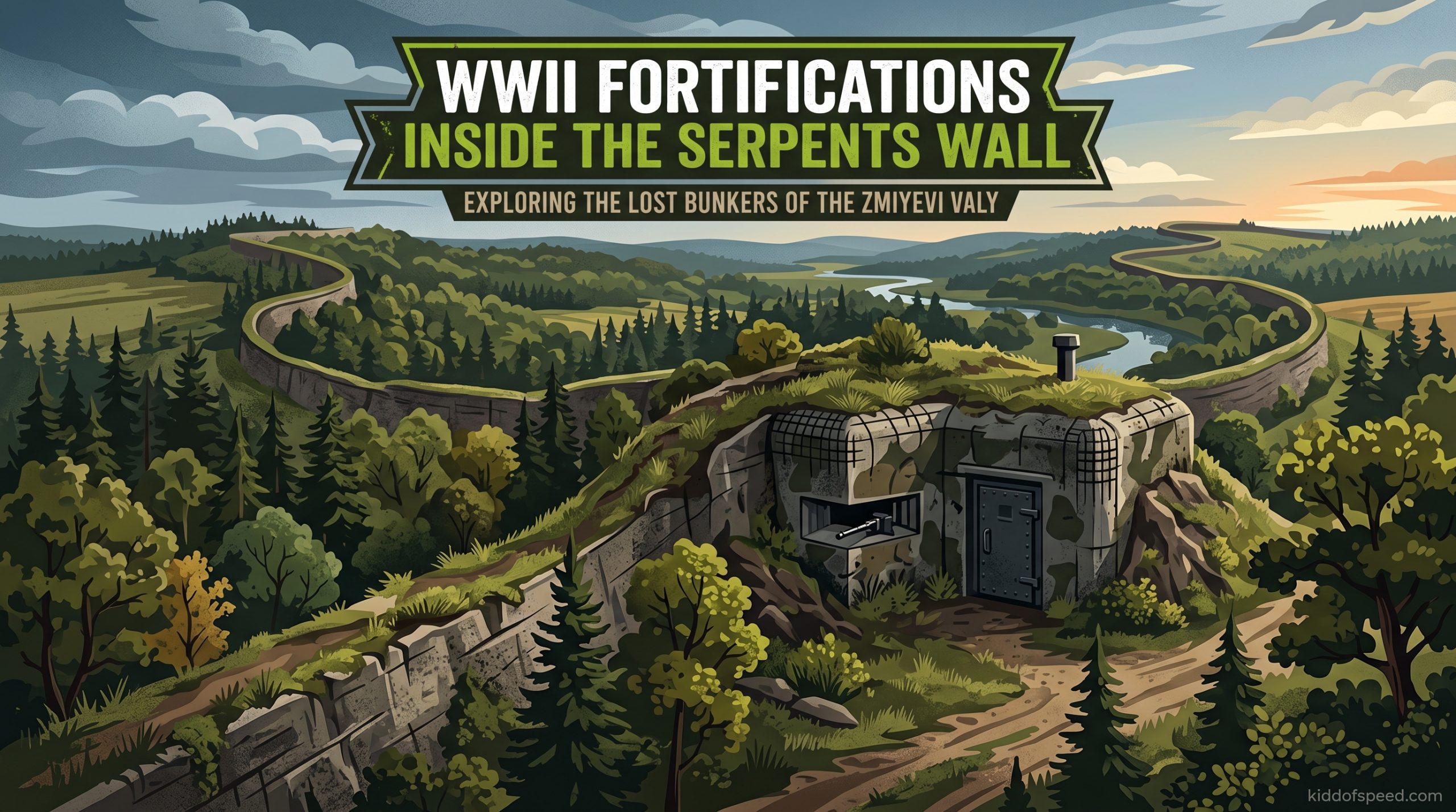WWII Fortifications Hidden Inside the Serpents Wall