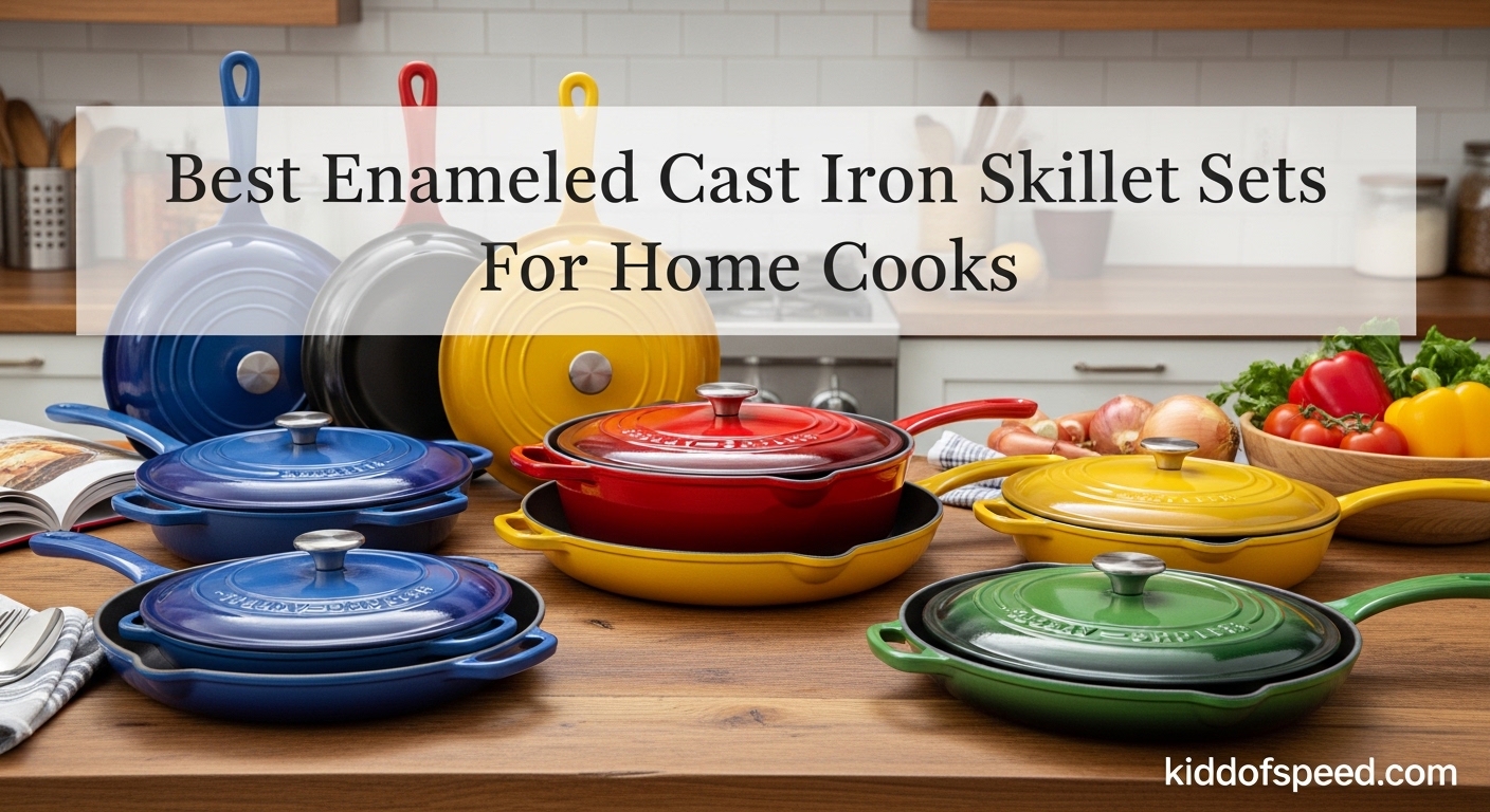 Best Enameled Cast Iron Skillet Sets For Home Cooks