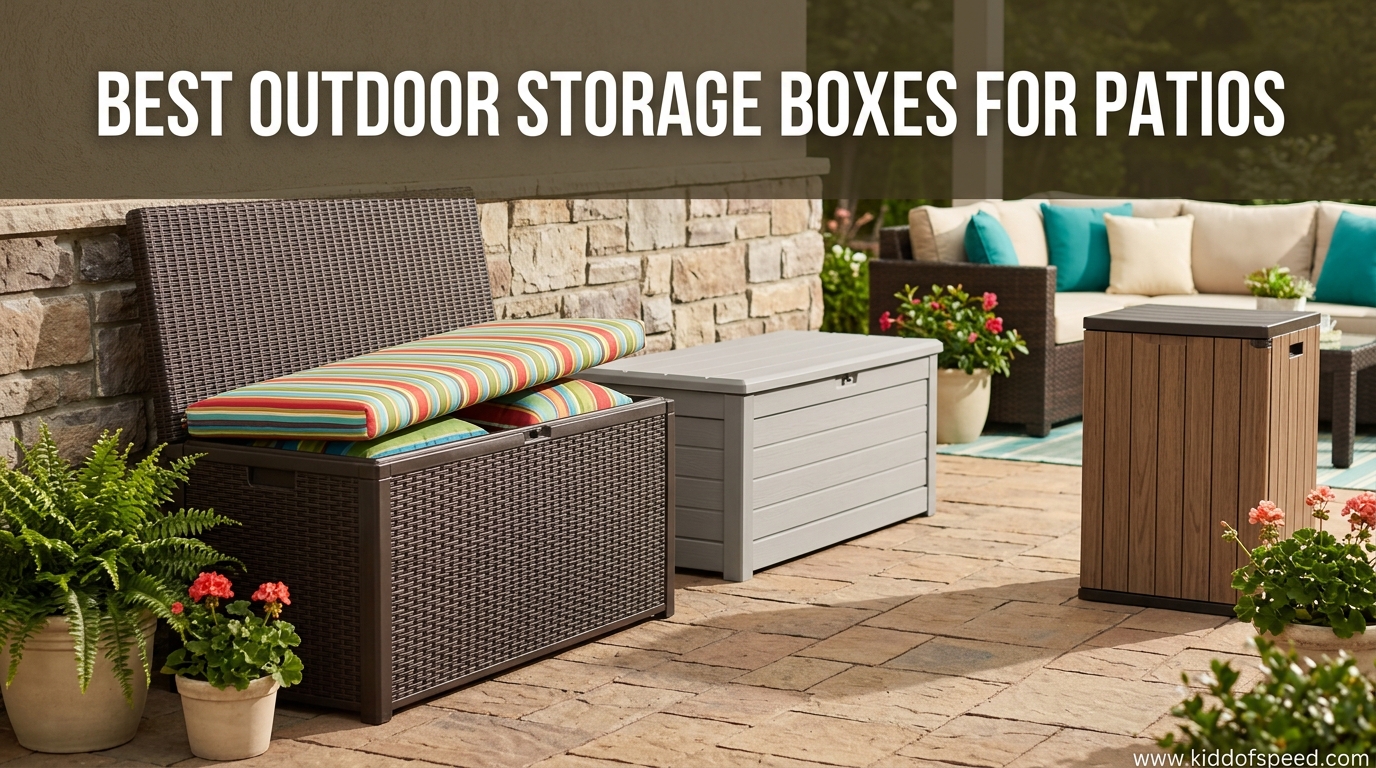 Best Outdoor Storage Boxes For Patios