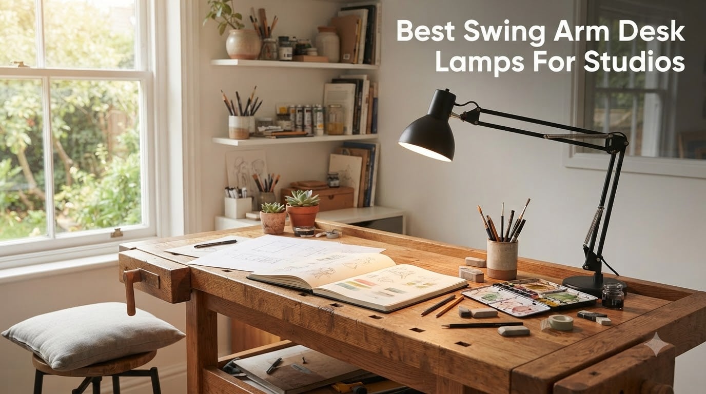 Best Swing Arm Desk Lamps For Studios