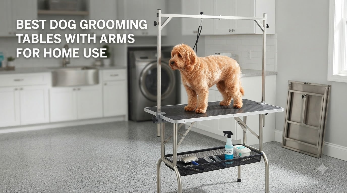 Best Dog Grooming Tables With Arms For Home Use