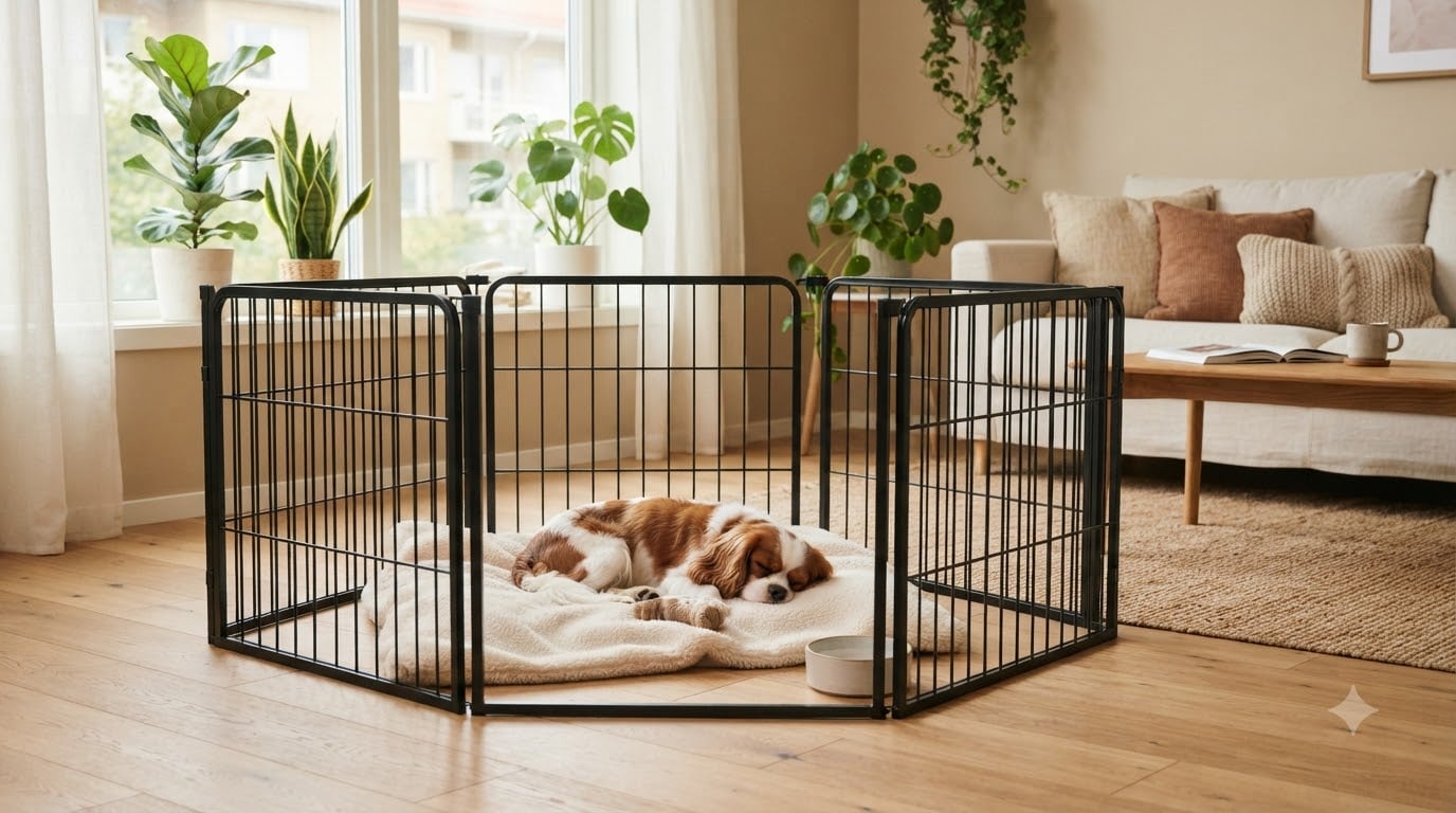 Best Foldable Dog Playpens For Indoor Use