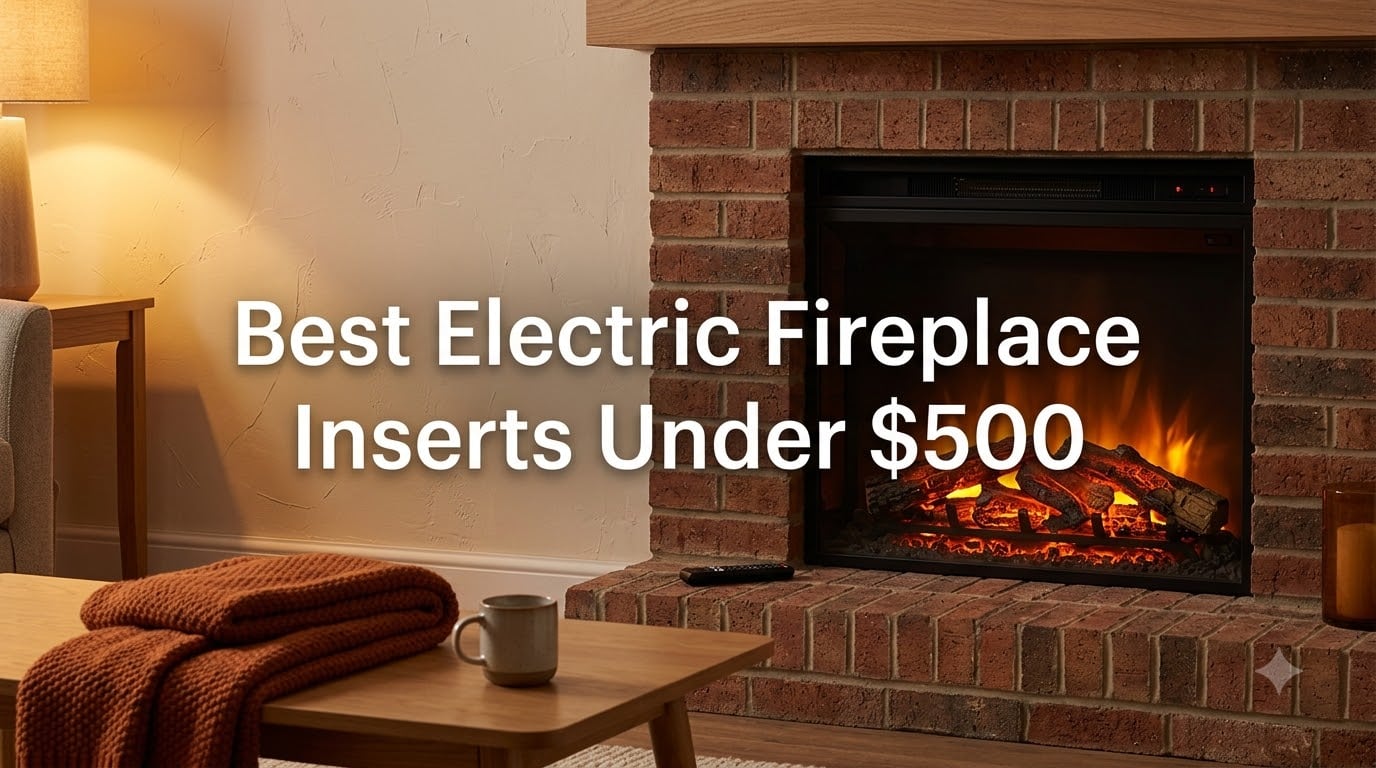 Best Electric Fireplace Inserts Under $500