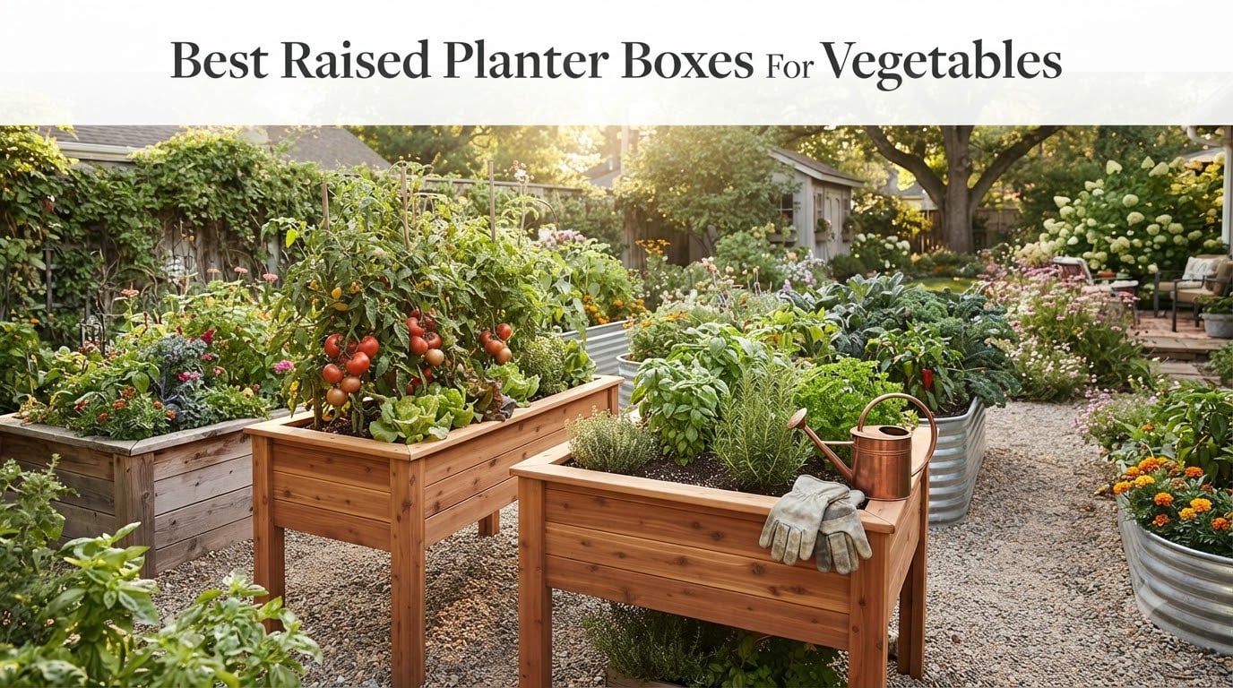 Best Raised Planter Boxes For Vegetables