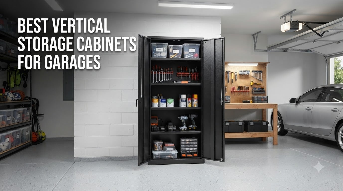 Best Vertical Storage Cabinets For Garages