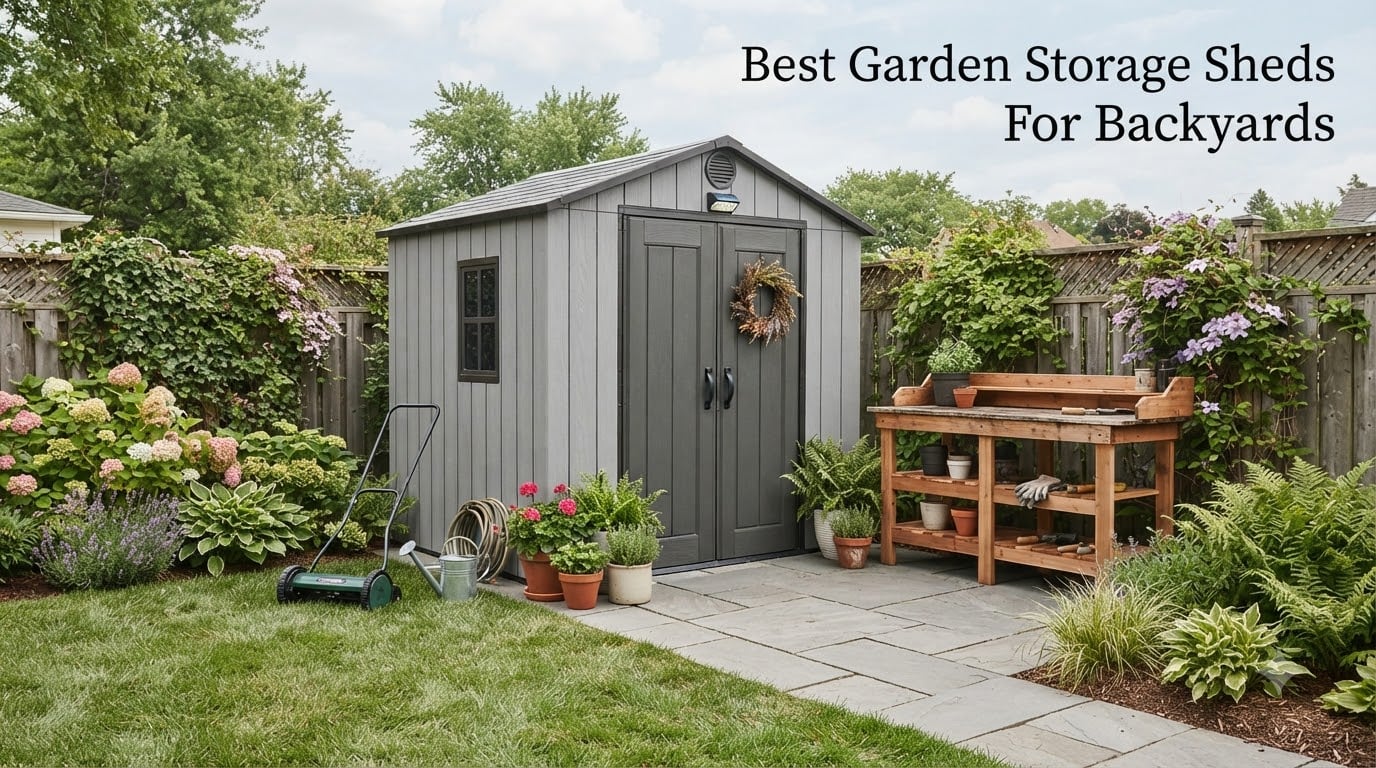 Best Garden Storage Sheds For Backyards