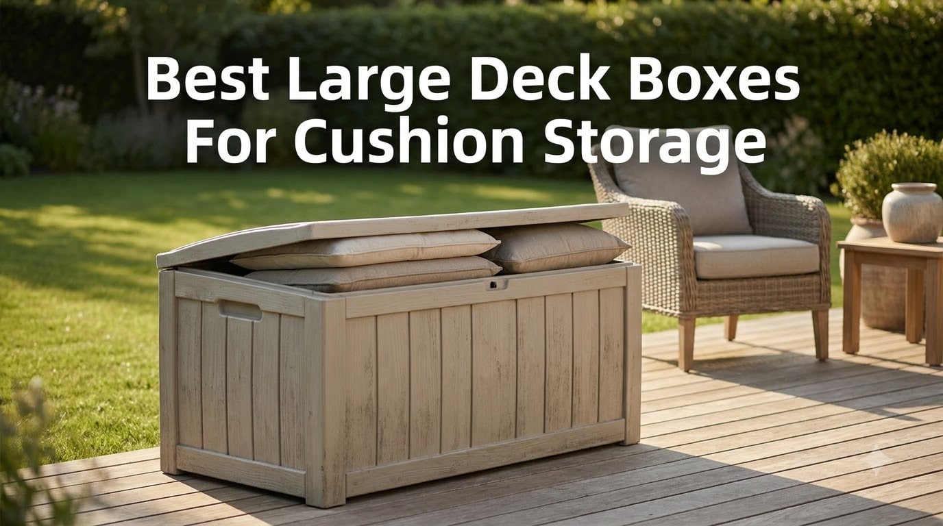 Best Large Deck Boxes For Cushion Storage