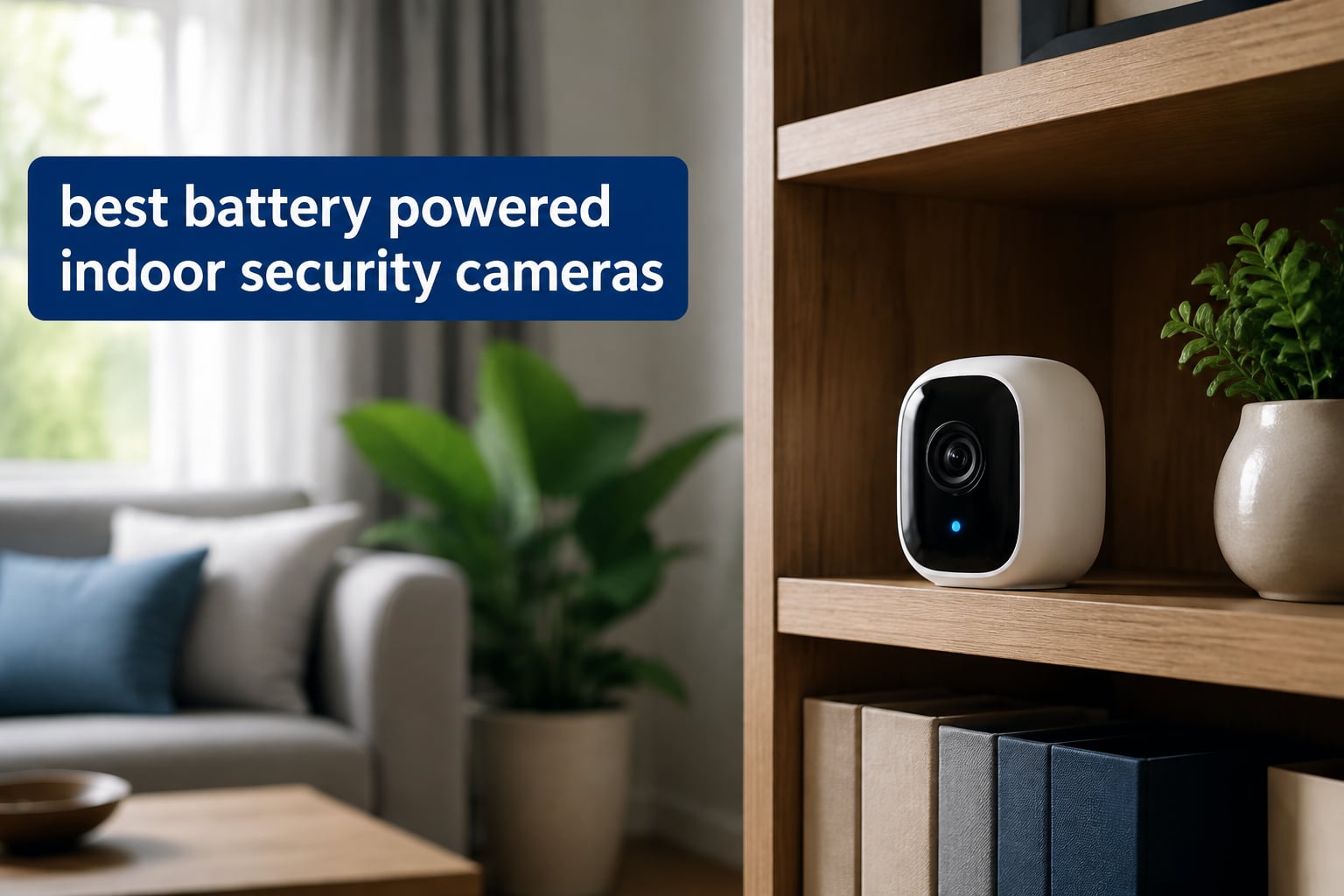 best battery powered indoor security cameras