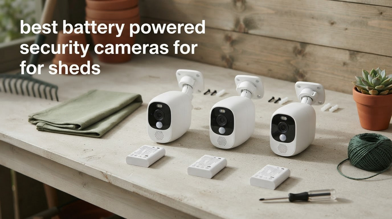 best battery powered security cameras for sheds