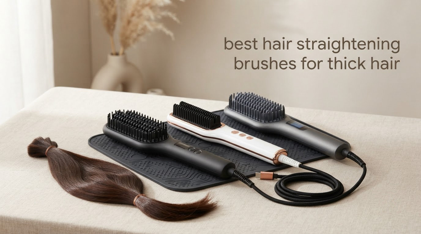 best hair straightening brushes for thick hair