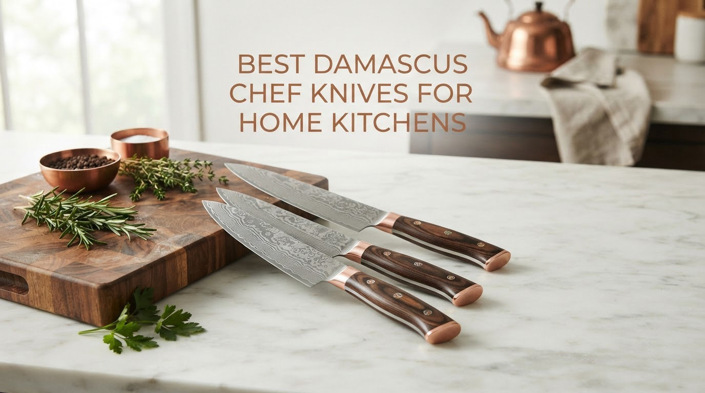 best damascus chef knives for home kitchens