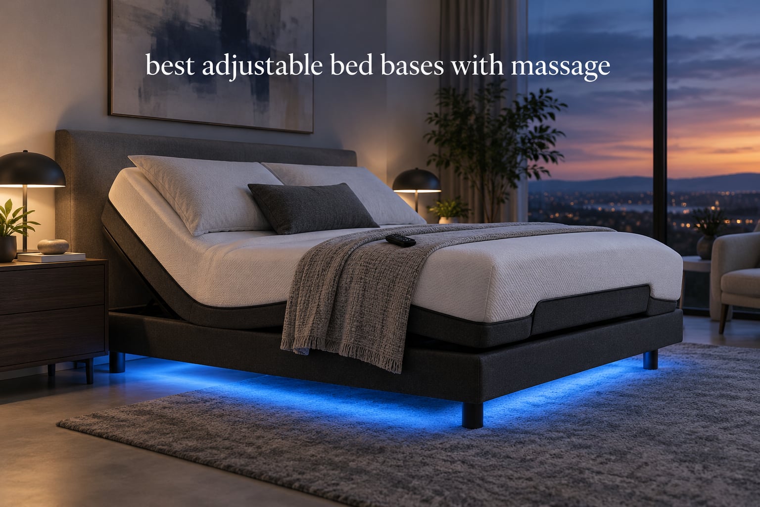 best adjustable bed bases with massage