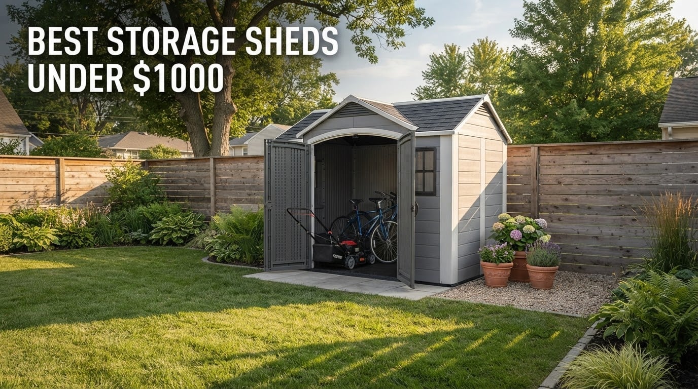 best storage sheds under $1000