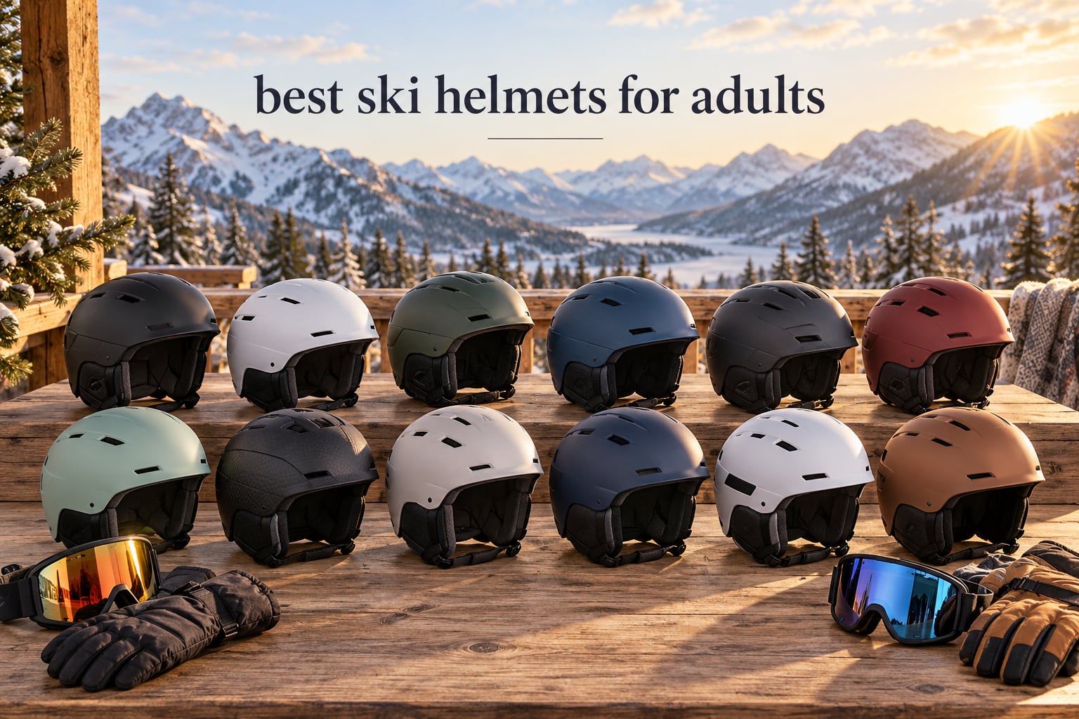 best ski helmets for adults