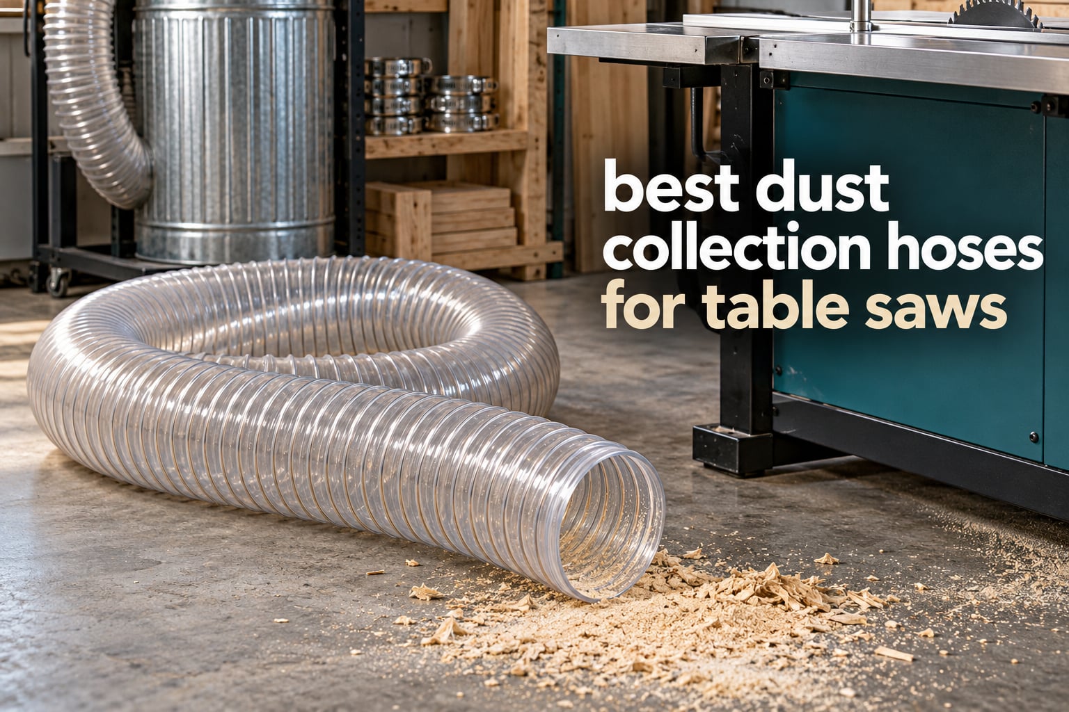 best dust collection hoses for table saws