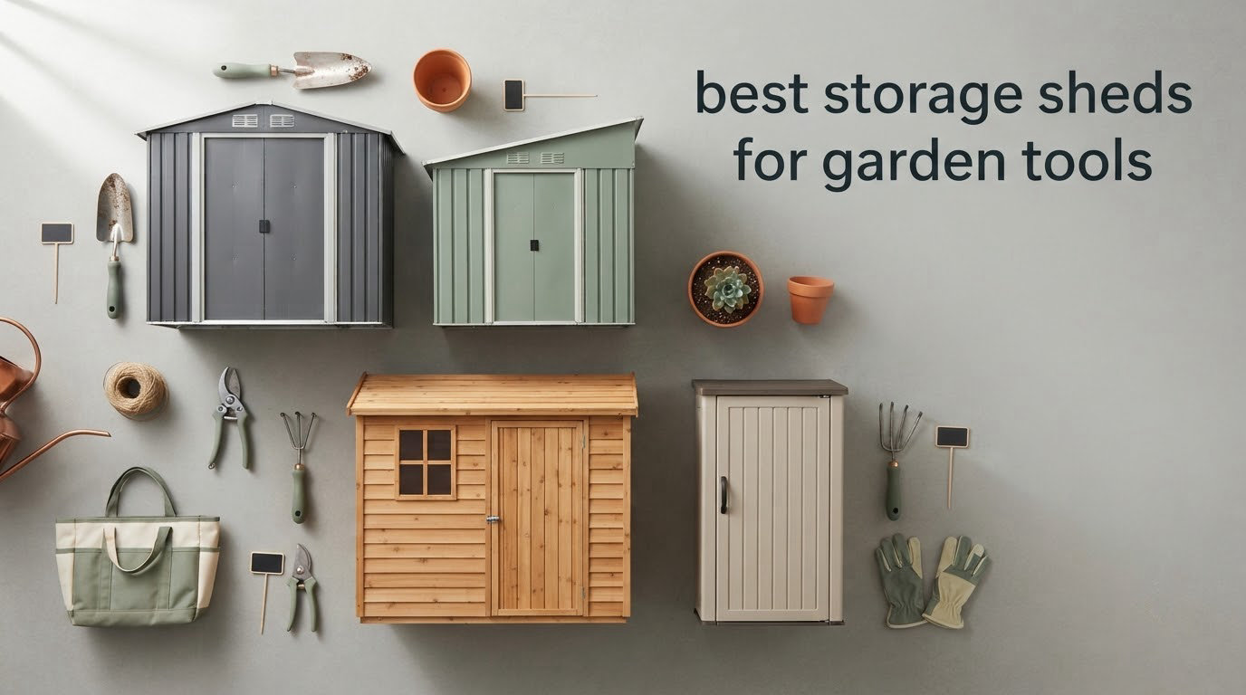 best storage sheds for garden tools