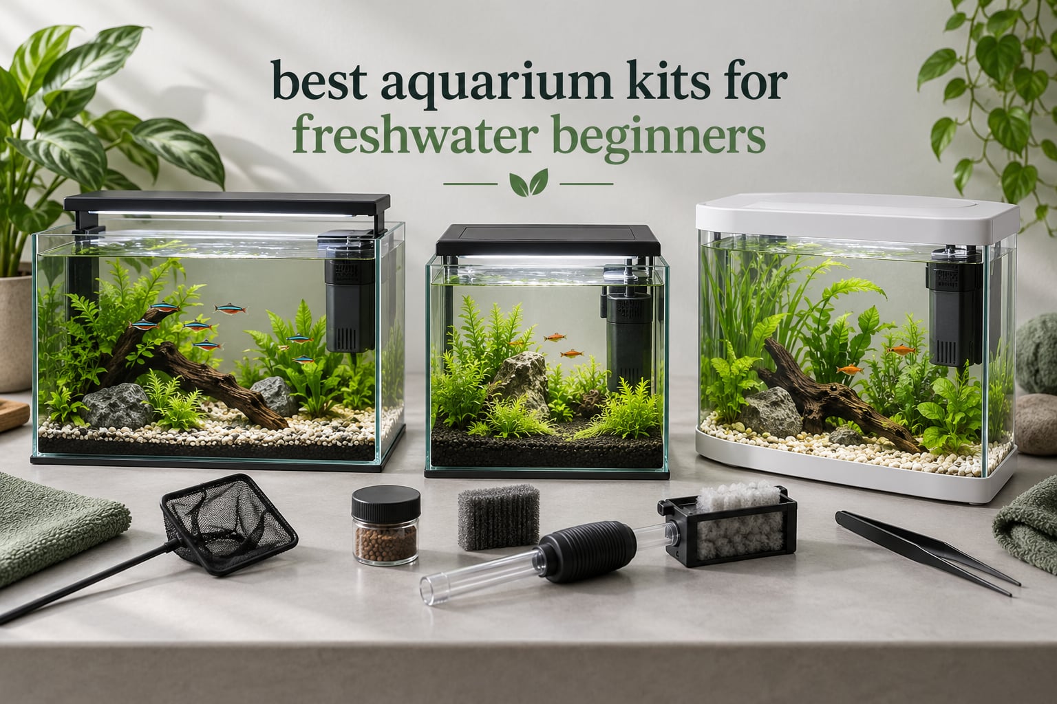 best aquarium kits for freshwater beginners
