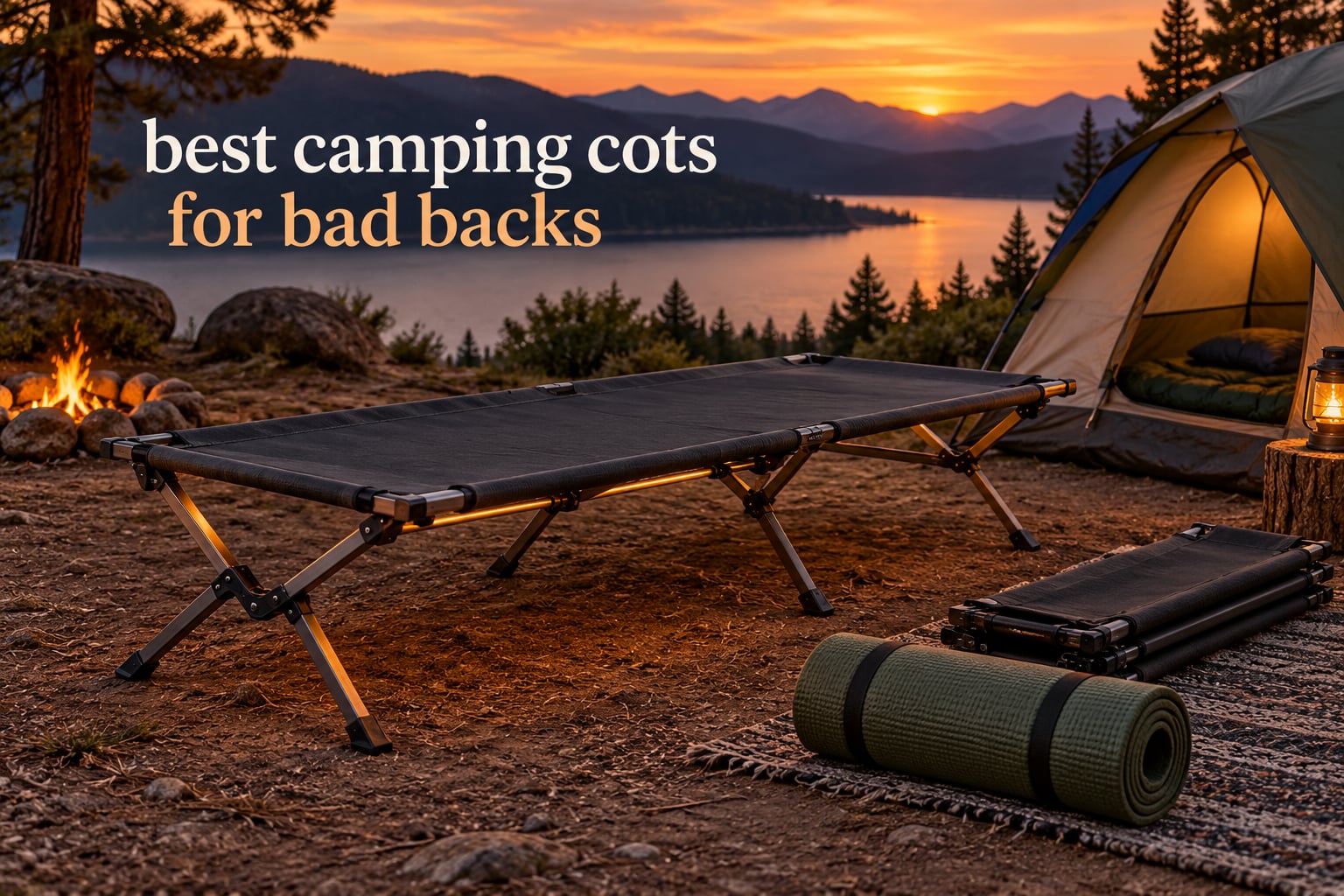best camping cots for bad backs