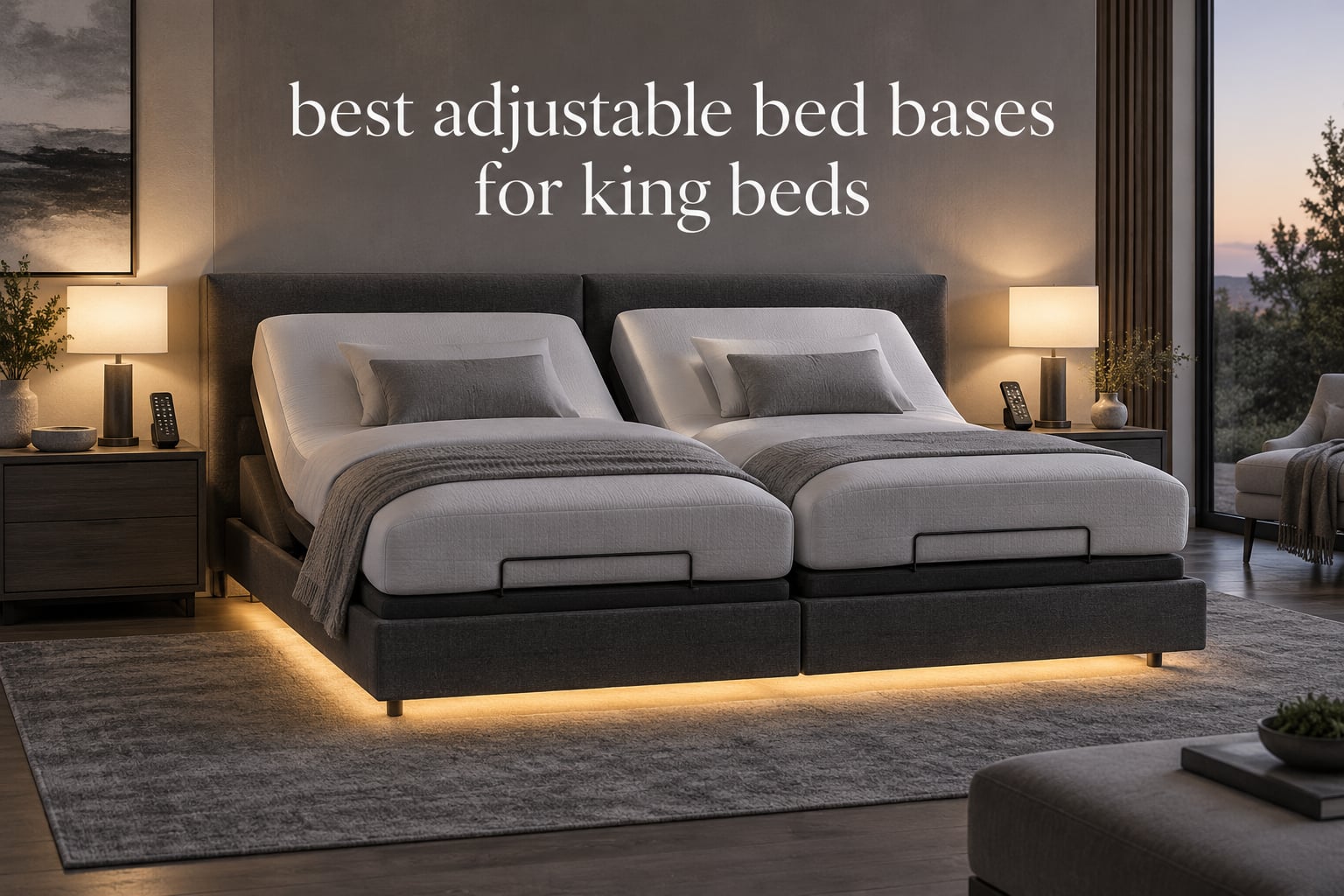 best adjustable bed bases for king beds