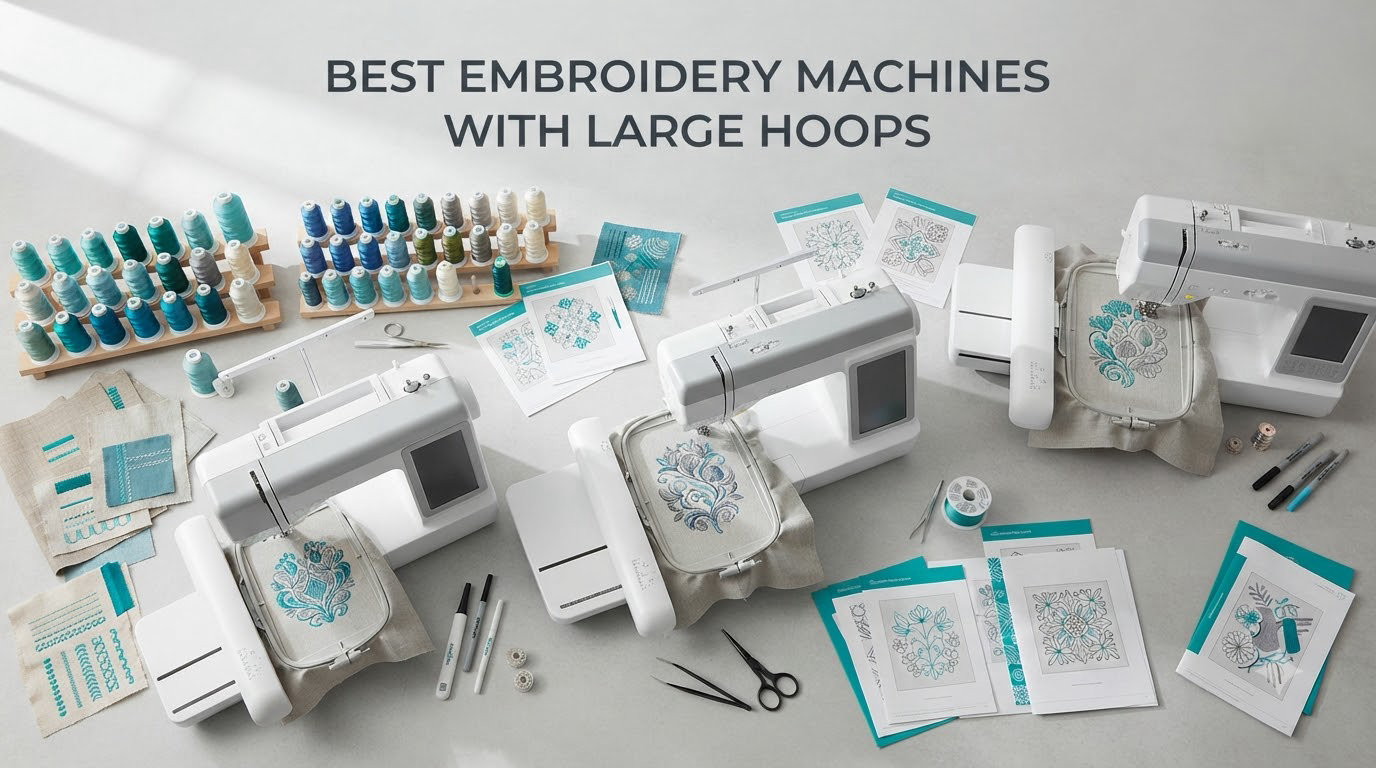 best embroidery machines with large hoops
