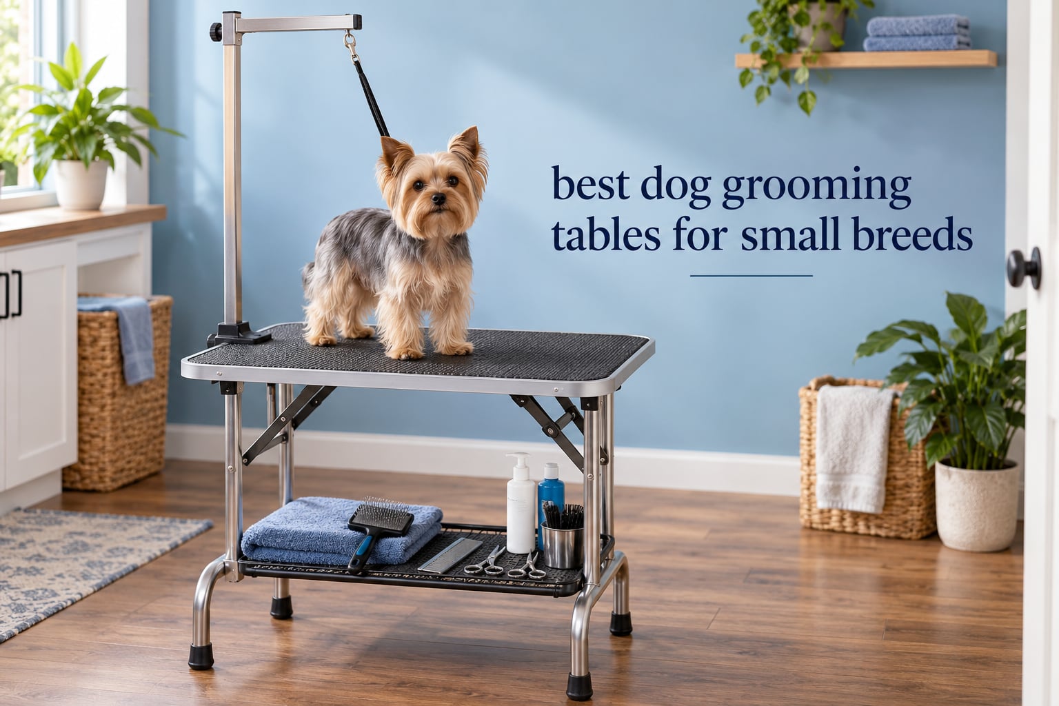 best dog grooming tables for small breeds